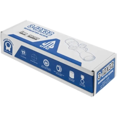 Оптичний приціл Leapers UTG Bug Buster 3-12x32 1&quot; з сіткою Mil-Dot (SCP-M312AOD) Вінниця - фото 5