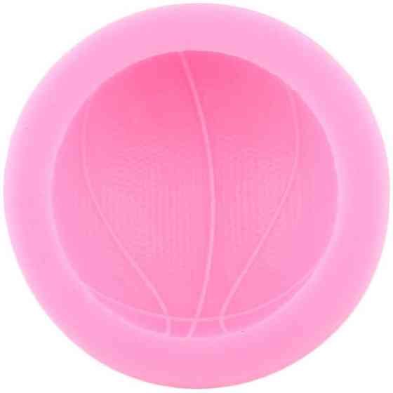 Молд силіконовий Баскетбольний м'яч 69 мм рожевий Київ
