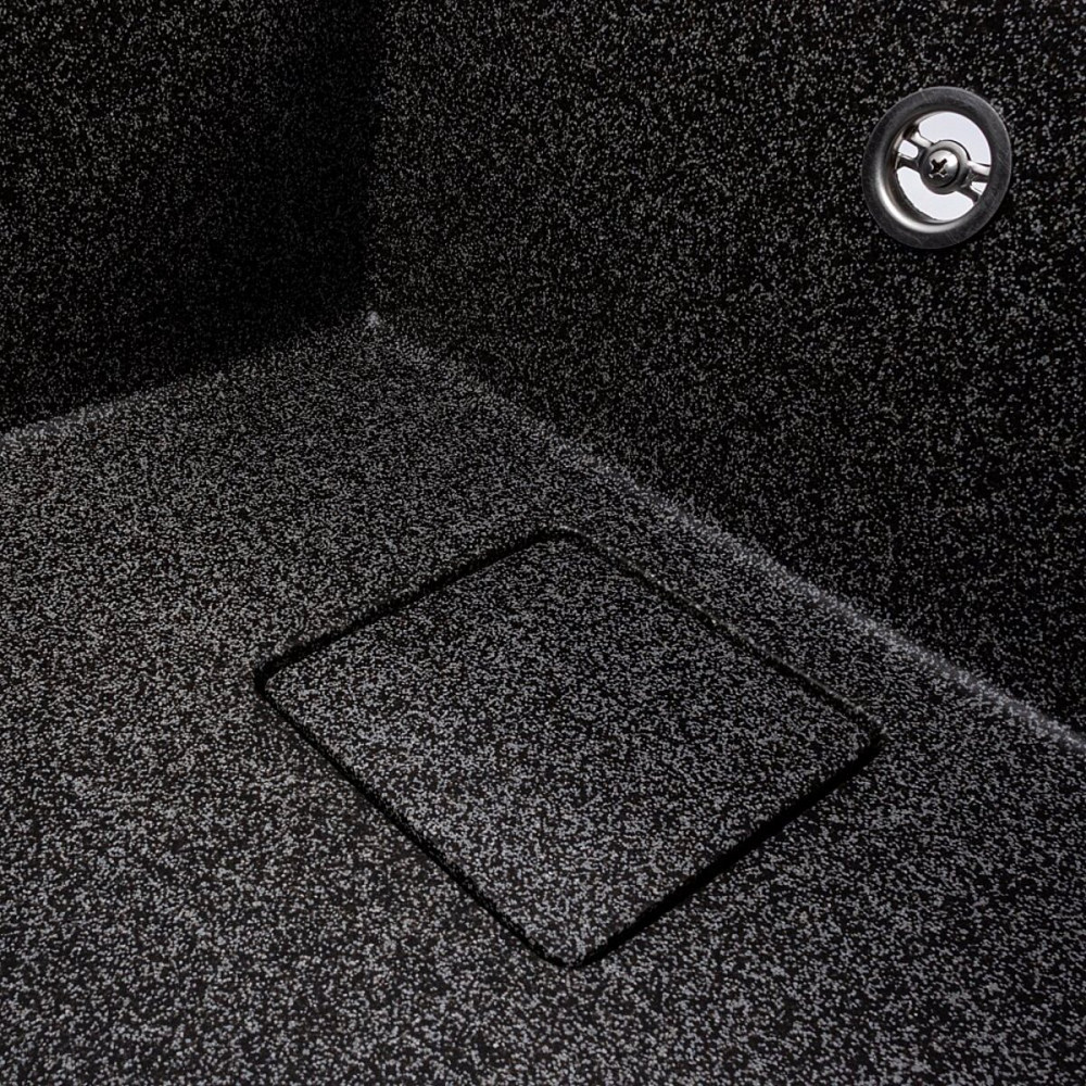 Кухонна гранітна мийка 6550 ESTERIS VALESO графіт Коломия - фото 6