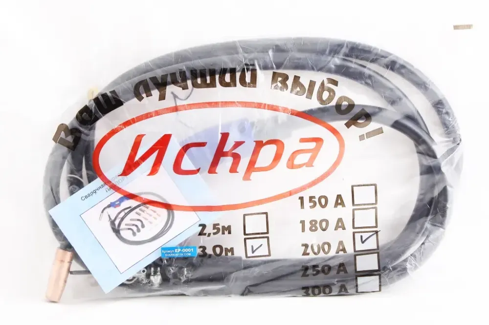 Рукав напівавтомату Іскра 200А 3.0м Вінниця - фото 2