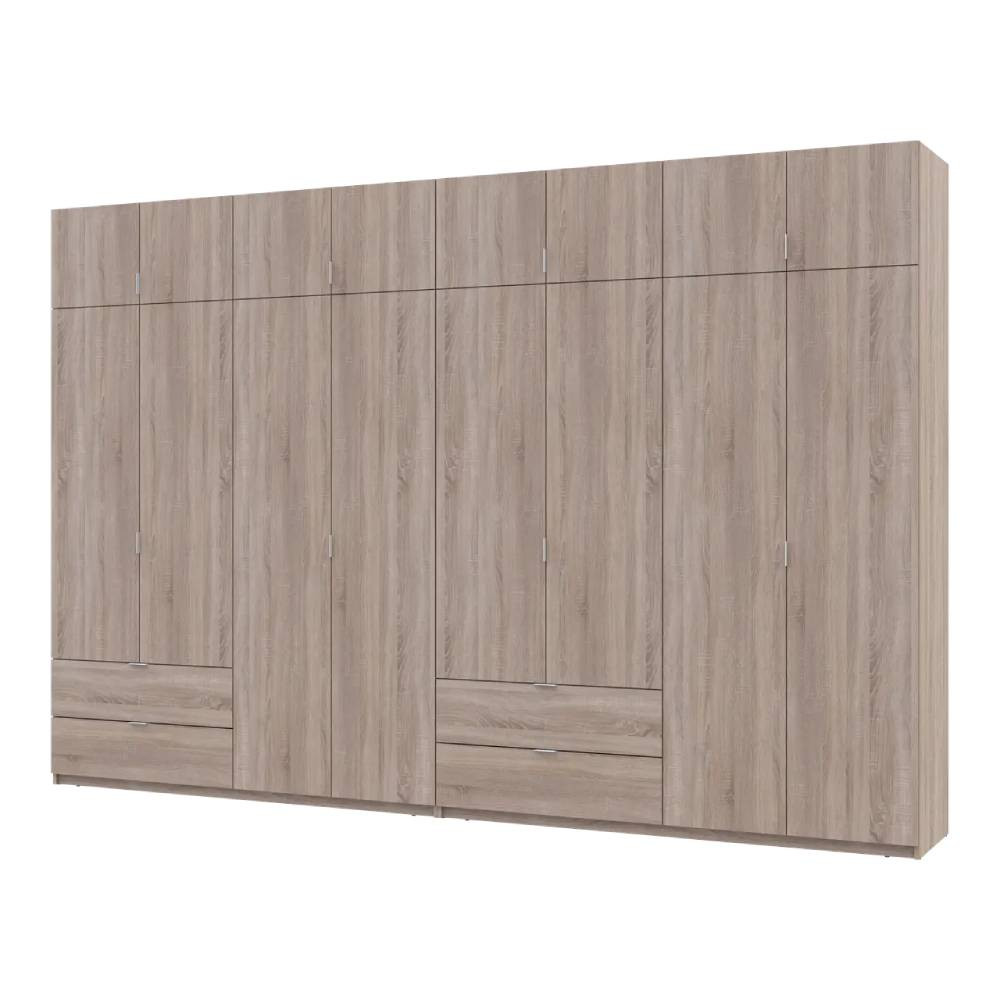 Шафа для одягу Doros Лукас Дуб сонома 4+4 ДСП 360х50х240 DRS-011712 (42005143) Львів - фото 1