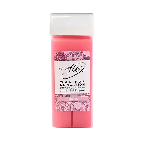 Воск для депиляции в картридже Аквамарин FLEX ItalWax отсутствие   липкости на коже после депиляции. Роза Киев