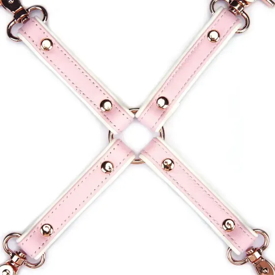 Хрестовина Liebe Seele White & Pink Leather Hogtie Львів