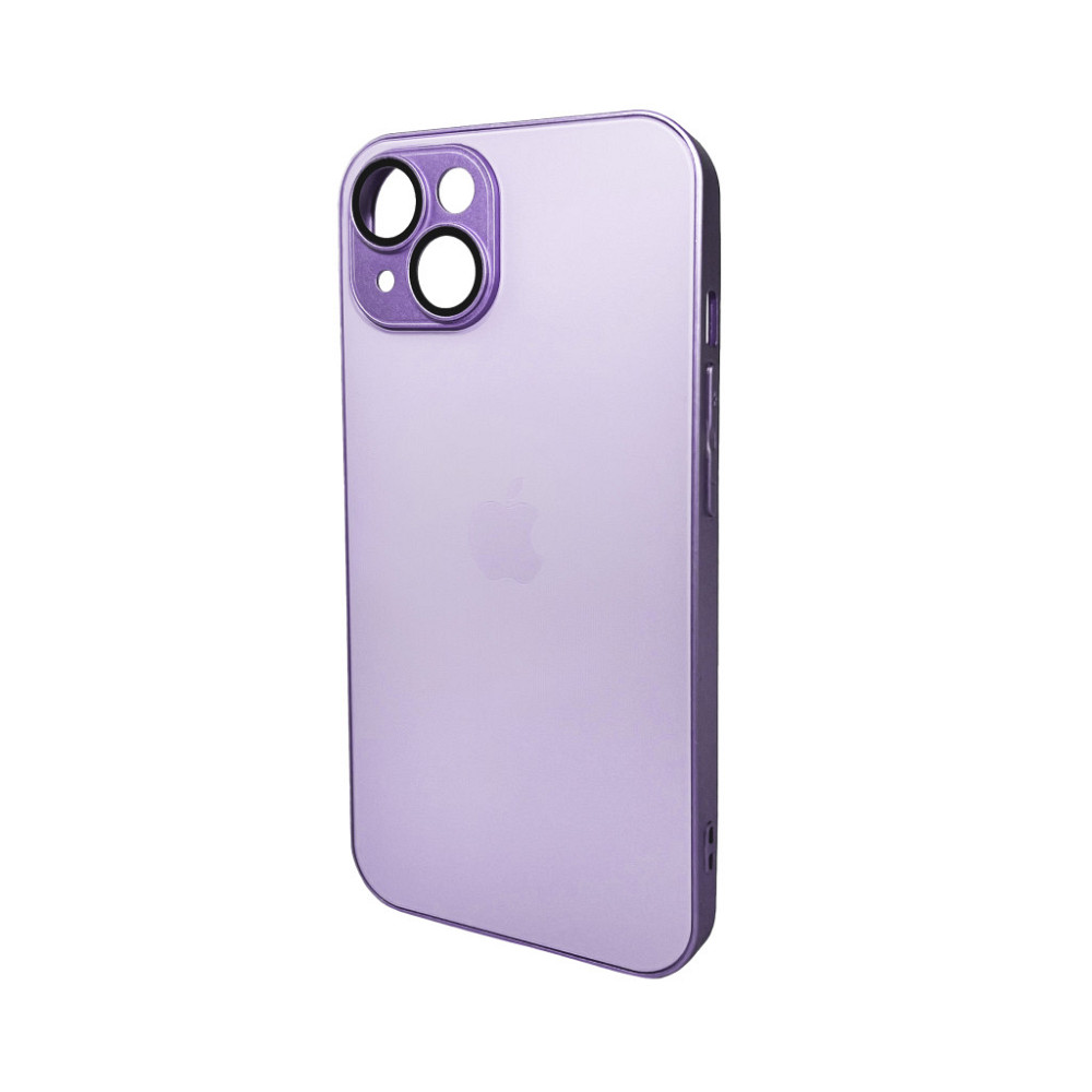 Чохол для iPhone 15 Light Purple з матовою рамкою Київ - фото 1