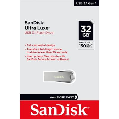USB флеш накопичувач SanDisk 32GB Ultra Luxe USB 3.1 (SDCZ74-032G-G46) Вінниця - фото 5