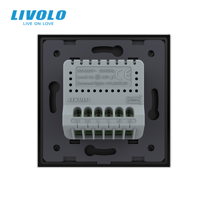 LIVOLO Прохідний світильник для сходів з датчиком руху, підсвітка підлоги LIVOLO чорний матове Коломия - фото 4