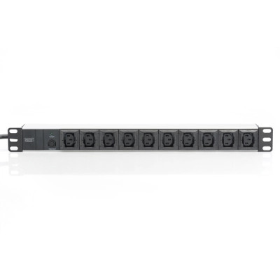 Силовой блок 19" 1U w/PDU 10xC13, 10A, 250V, вилка C14 Digitus (DN-95404) Винница - изображение 3
