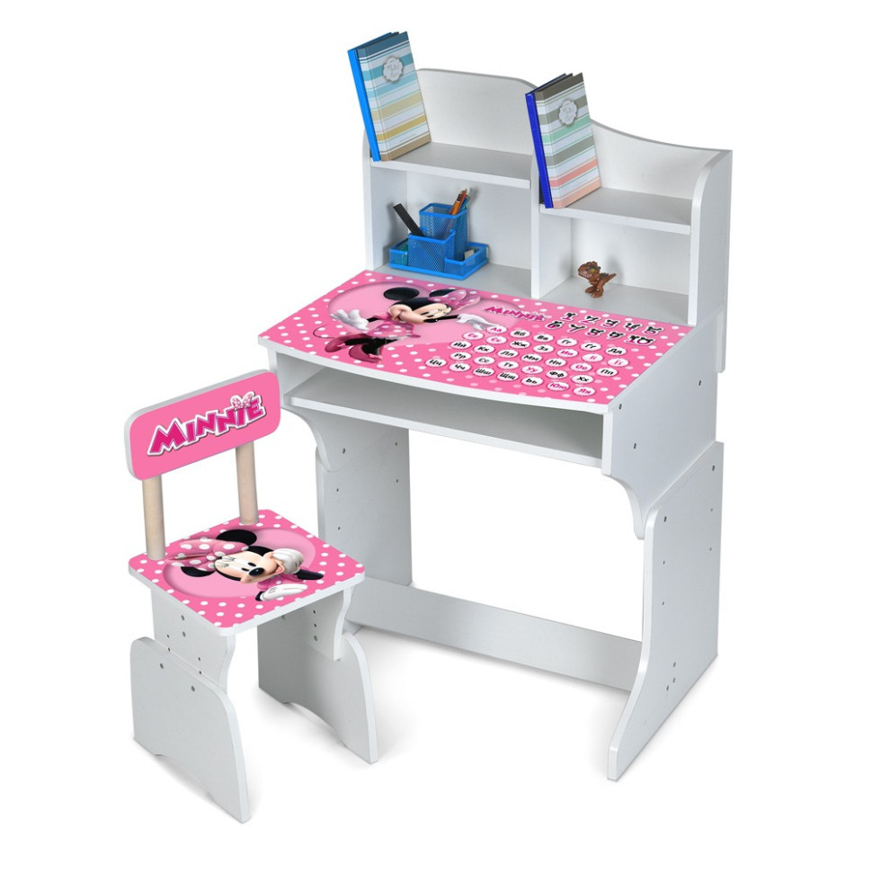 Дитяча парта M 904-1 висота 3 положення, зі стільчиком Вінниця - фото 1