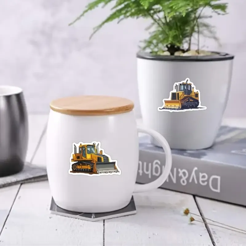 Набор стикеров «Транспорт и спецтехника» – 52 штуки, водостойкие ПВХ наклейки Киев - изображение 6