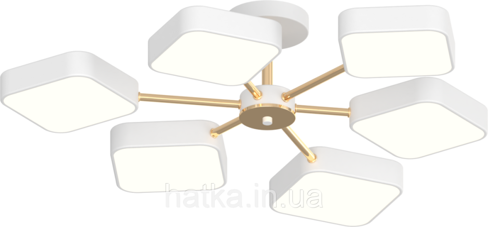 Люстра VALESO XI3351-6 білий+золото Київ - фото 1