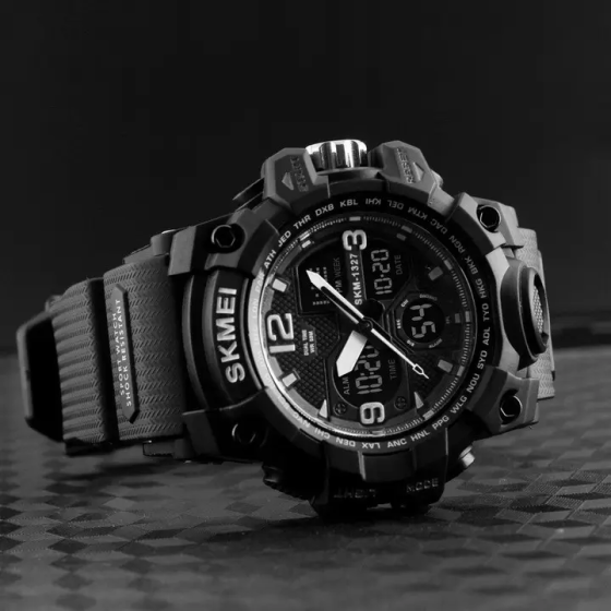 Мужские спортивные часы Skmei 1327 Hamlet (Черные) Киев
