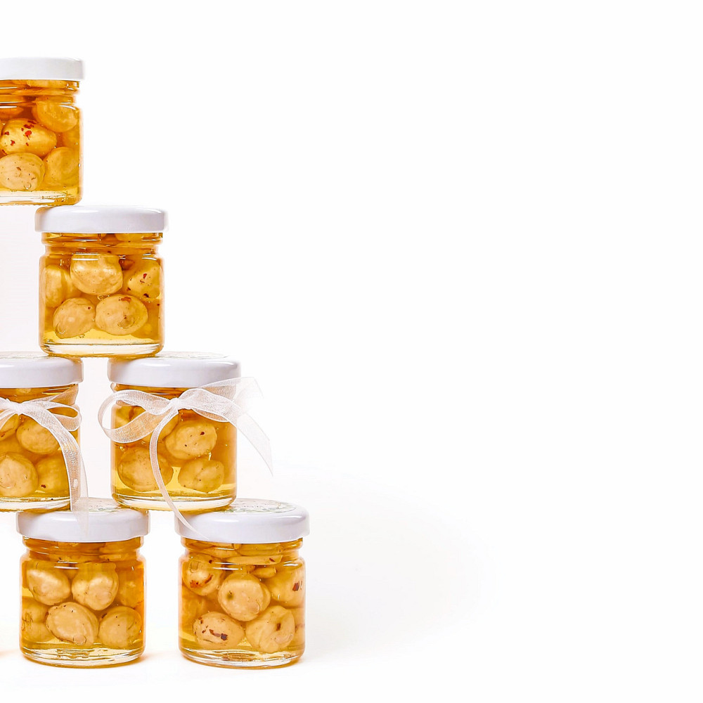 Бонбоньерки на свадьбу, с медом и фундуком. 