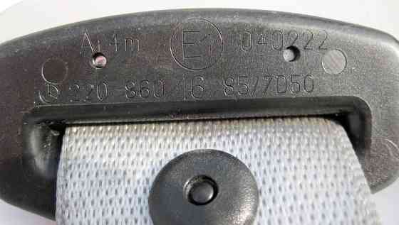 Mercedes-Benz  A2208601685 7D50 Ремінь безпеки задній центральний сірий S-Class W220 Одеса