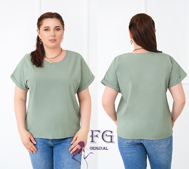 Летняя блузка футболка свободного кроя 