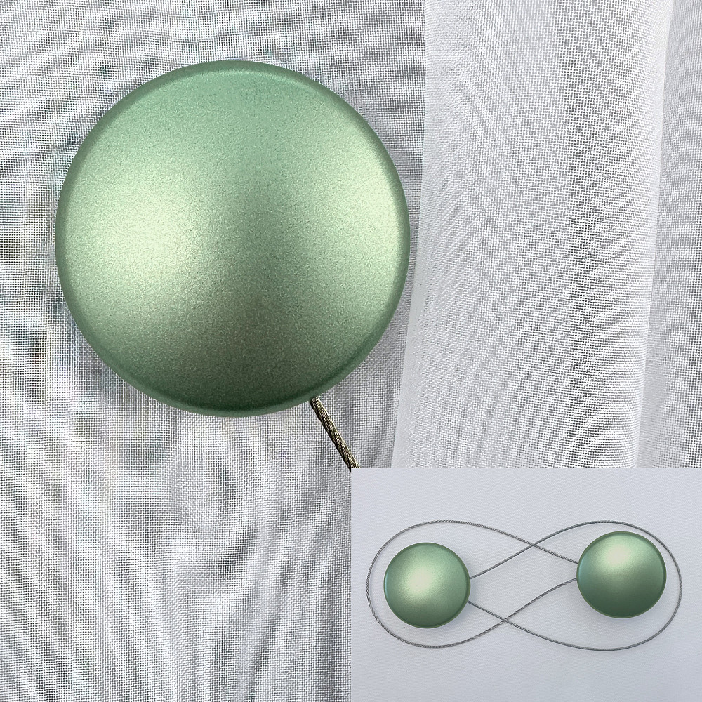 Магниты для штор и гардин Круг 2 шт Оливковый (81-293) Киев - изображение 1