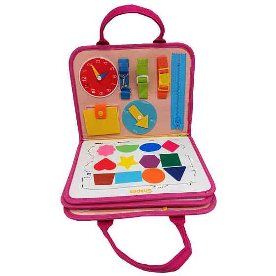 Детская развивающая сумочка-логика XX4028 тактильные, развивающие упражнения, из фетра Винница