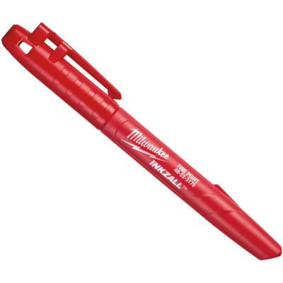 Маркер Milwaukee для будмайданчика INKZALL, тонкий, червоний (48223170) Вінниця - фото 1