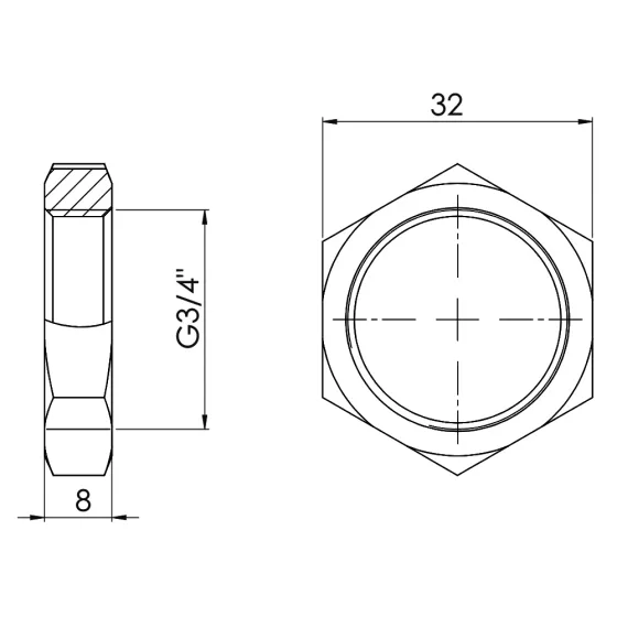 Контргайка Thermo Alliance Forte 3/4" SF35020 Київ