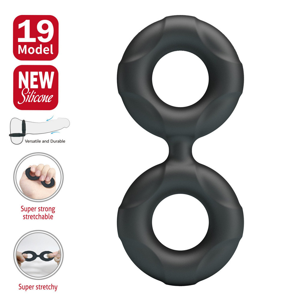 Ерекційне кільце Crazy Bull №19 - Radwan super soft silicone, BI-210364 Sex Aura Київ - фото 2