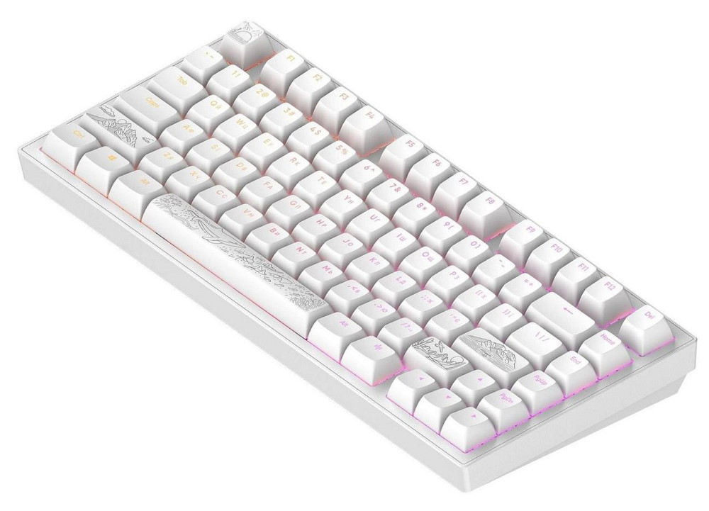 Клавіатура Dark Project ALU81 Terra Nostra White (DPKB_NOSTRA_81_ANSI_WHITE_UA) ( Білий ) Харьков - изображение 5