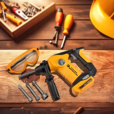 Ігровий набір Otamanko дриль на батарейках із 4 насадками жовта (T016A) Вінниця - фото 3