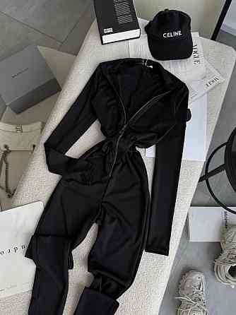 Жіночий базовий облягаючий комбінезон на блискавці мікродайвінг Одеса