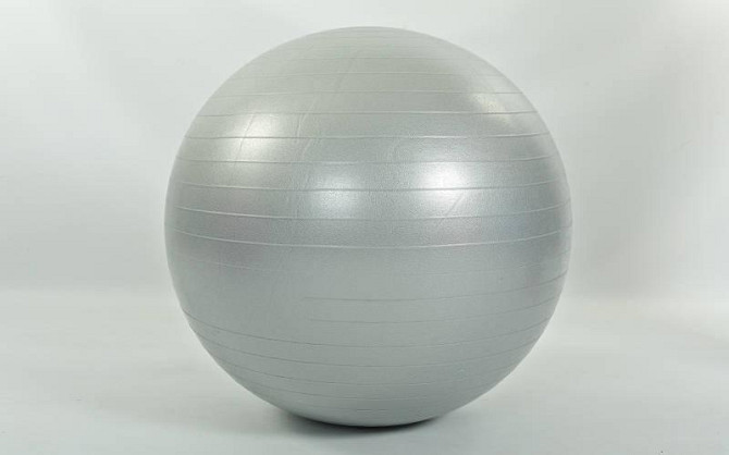 Мяч для фитнеса (фитбол) сатин 65см Zelart FI-1983-65 Вишнёвое - изображение 6