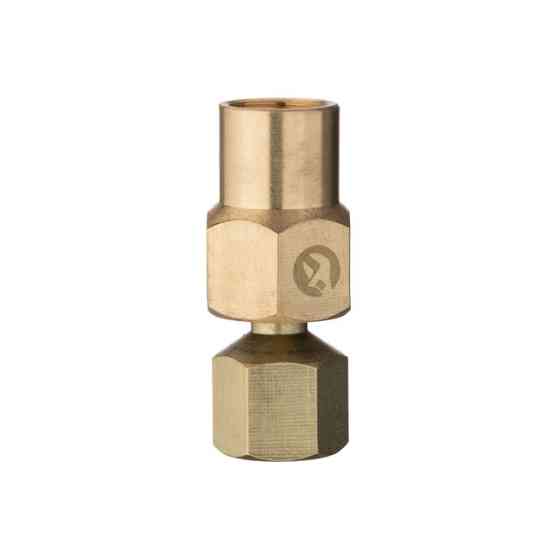Шарнір поворотний, внутрішня різьба 1/4"-1/4", латунь, STORM Львов