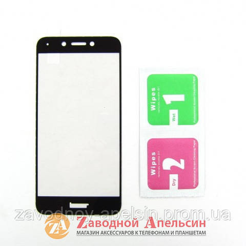 Захисне скло Huawei Honor 6A full Glass черн Одеса - фото 1