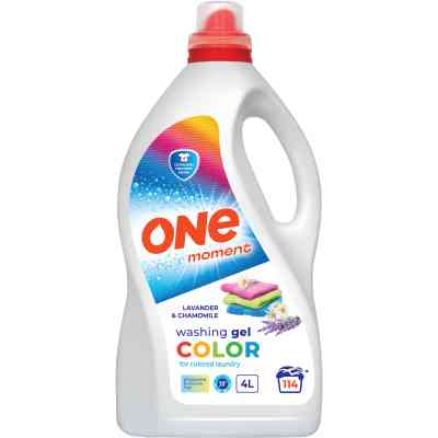 Гель для прання One Moment Color Lavander &amp; Chamomile 4 л (4820096036938) Вінниця