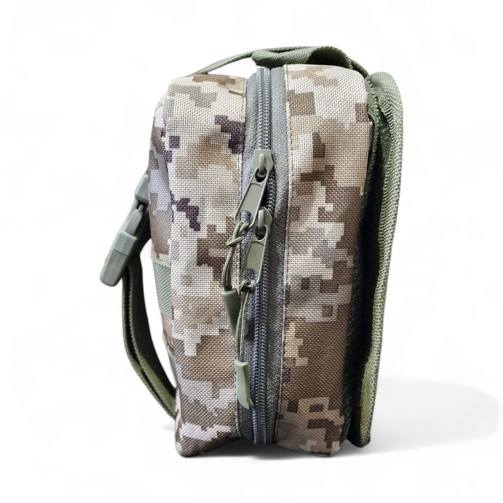 Аптечка с быстрым сбросом на липучке пиксель крепление на Молли на плитоноску рпс Одесса - изображение 5