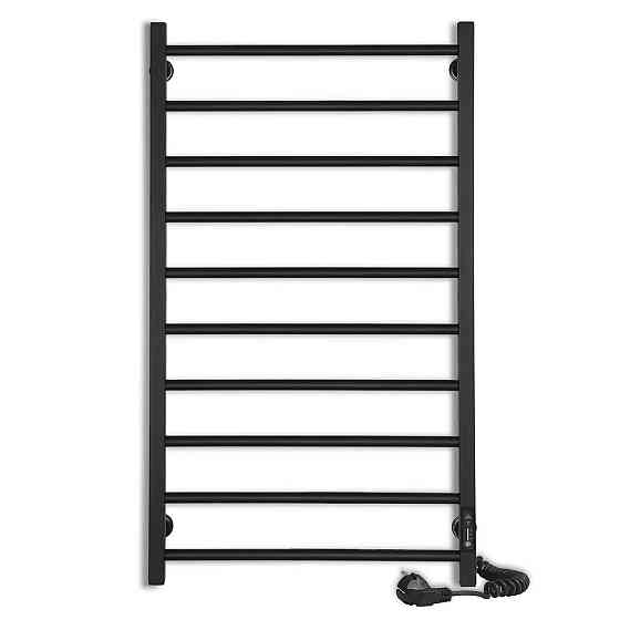 Електрична рушникосушарка Laris Зебра Альфа ЧФЧ10 500Х900 Е чорна, праве підключення Київ