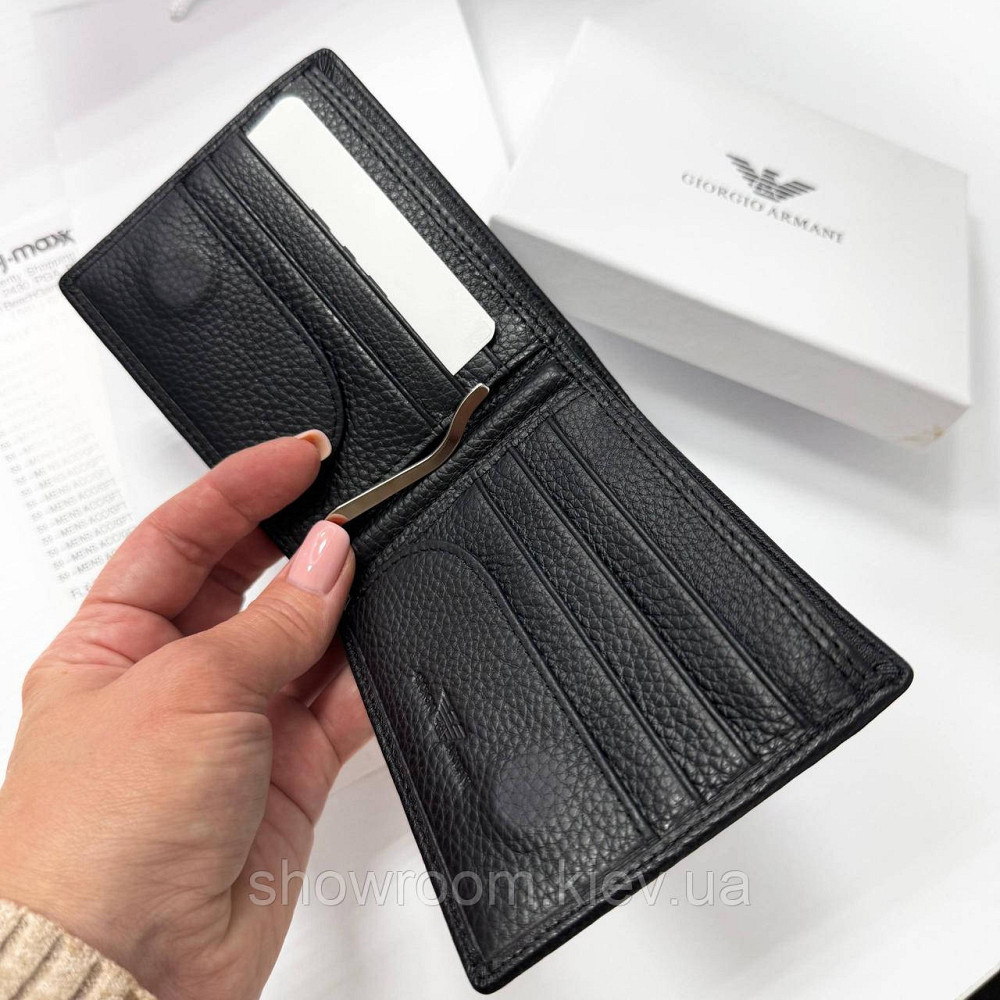 Чоловіче шкіряне портмоне на магніті GA (6607) Київ - фото 7