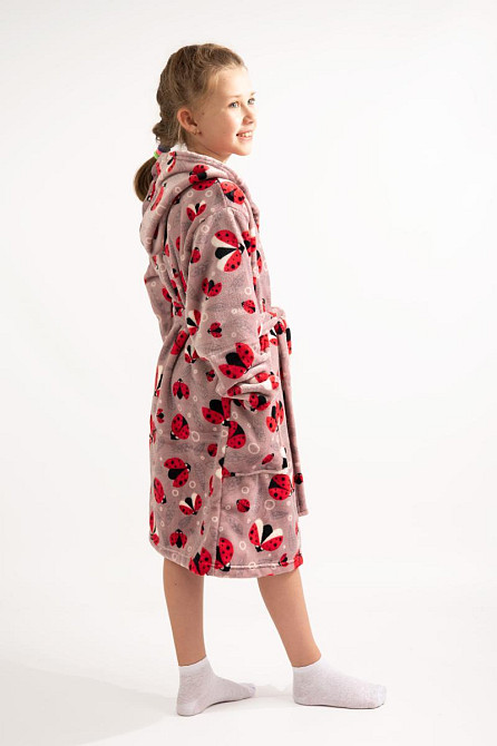 Халат детский для девочки теплый домашний, махровый велсофт, детские халаты на подростка Киев - изображение 4