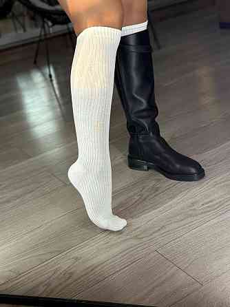 Женские стильные гетры из хлопка Молочный, 35-37 Одесса