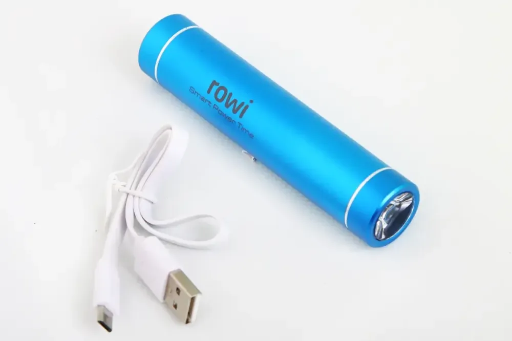 Фонарик ручной метал. Rowi S25 (3 режима, под microUSB зарядку, с функцией power bank 2600 mAh) Винница - изображение 1