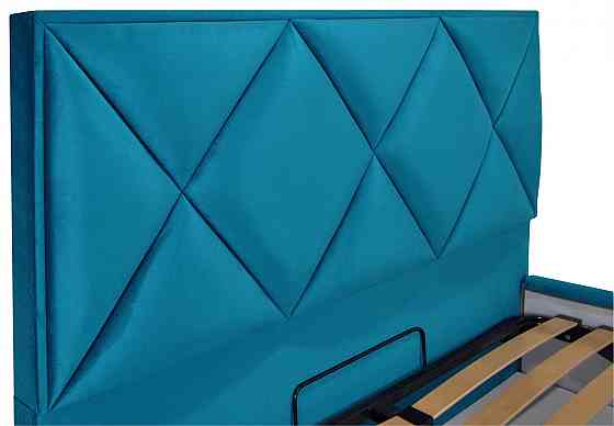Кровать Двуспальная Leeds Standart 180 х 200 см Missoni 016 Голубой Днепр