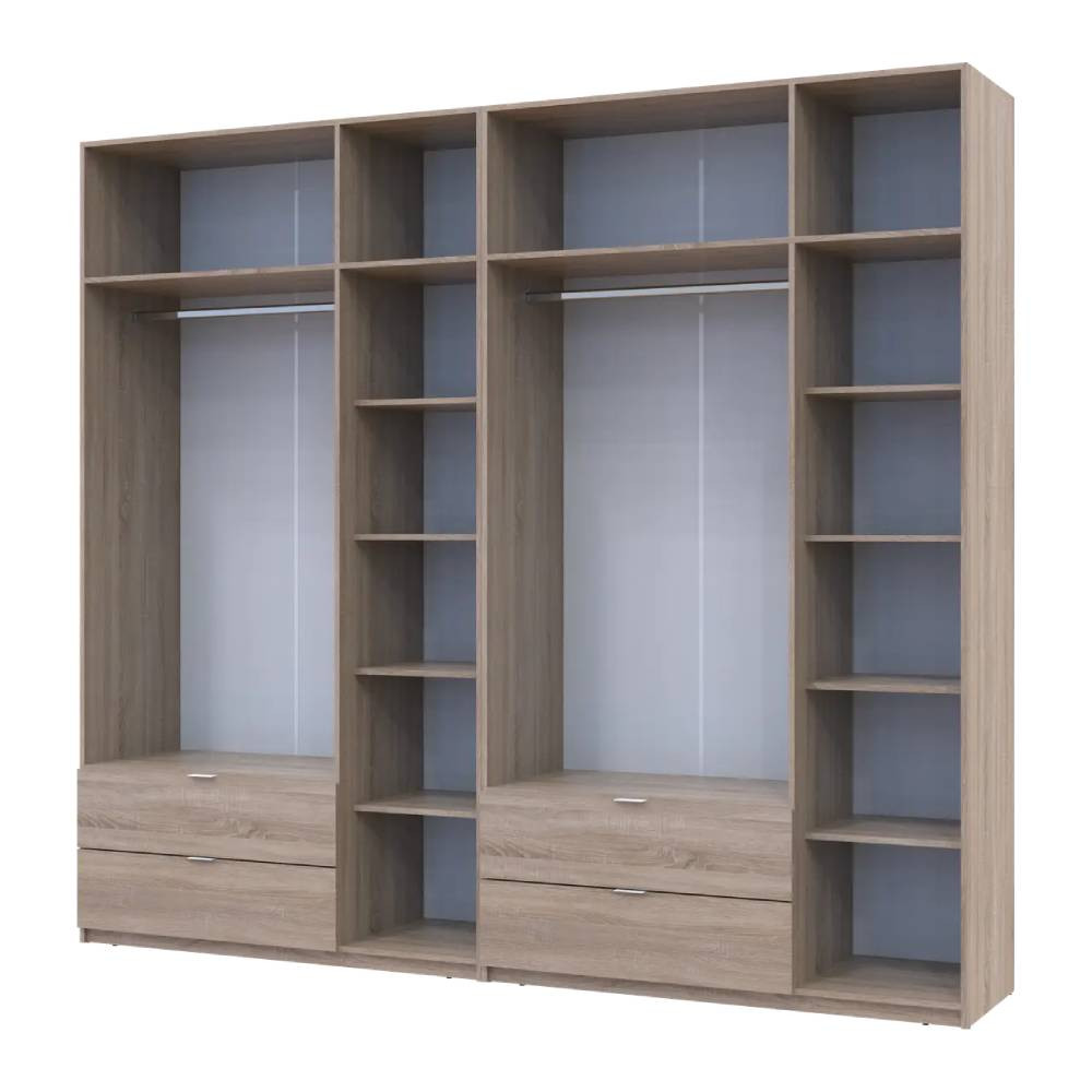 Шафа для одягу Doros Лукас Дуб сонома 3+3 ДСП 270х50х240 DRS-011705 (42005115) Львів - фото 3