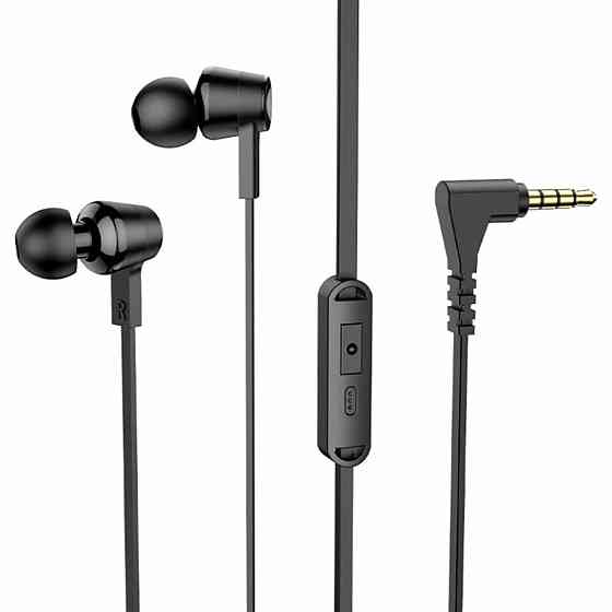 Навушники HOCO M86 Oceanic universal earphones with mic Black Киев