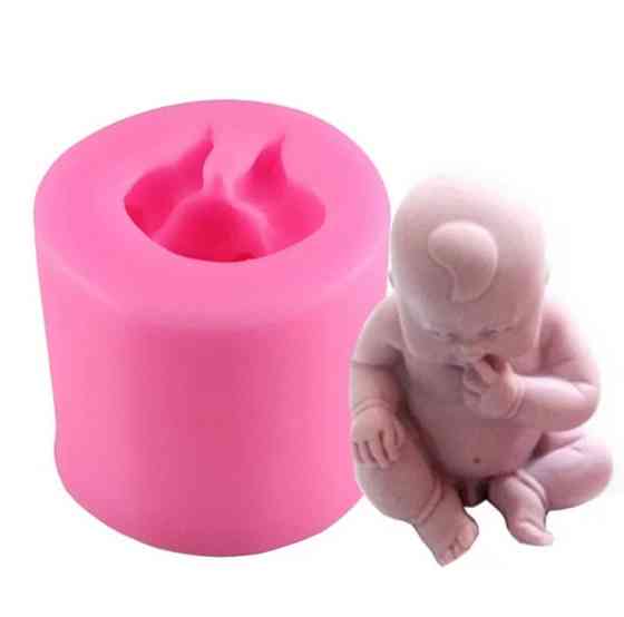 Молд силіконовий Немовля 48 на 54 мм рожевий Київ