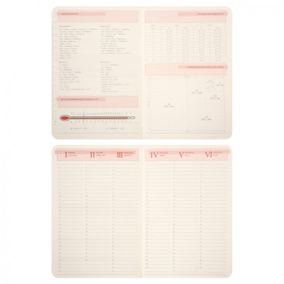 Тижневик Leo planner А5 датований 2026 "Vitto", м‘який, червоний, 368 сторінок (252643) Вінниця - фото 3