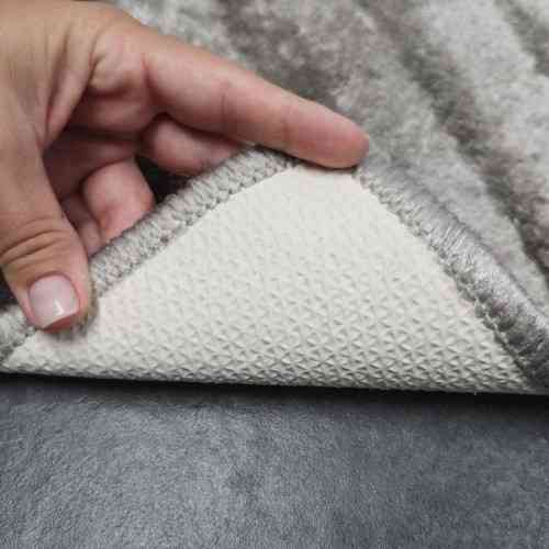 Набір килимків для ванної кімнати 2шт 57*100см+57*50см U-виріз Абстракція Joy сірий тафтинг Дариана Житомир