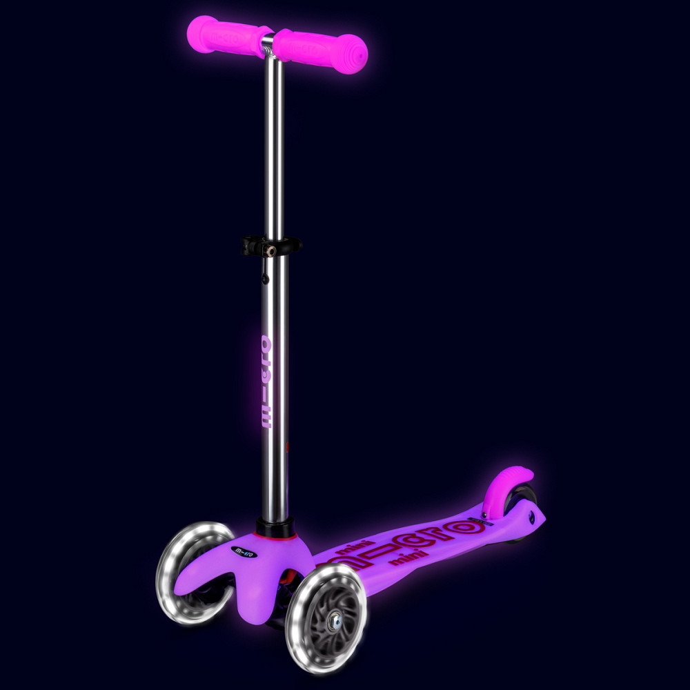 Самокат Micro серії Mini Deluxe Glow LED – Морозний рожевий Дніпро - фото 7