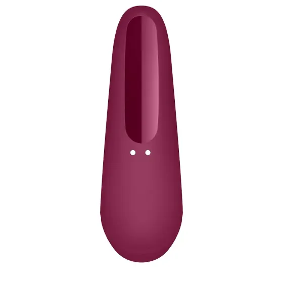 Вакуумний кліторальний стимулятор Satisfyer Curvy 1+ Rose Red з керуванням через інтернет Львів