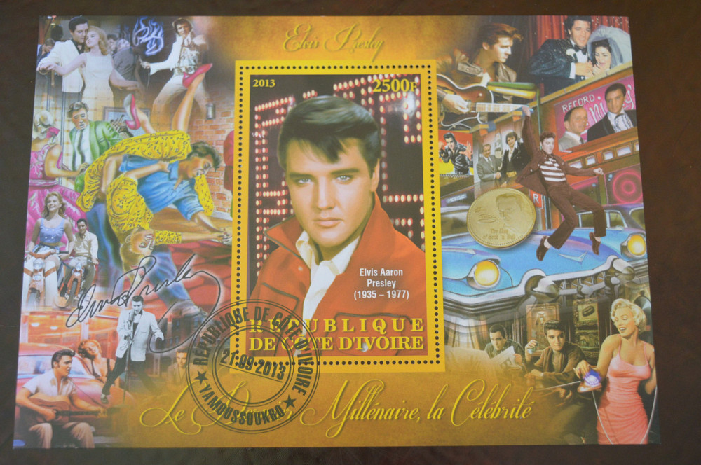 Кот-д’Ивуар. История. Личности. Блок. 2013 год (Б-1) Полтава - изображение 1