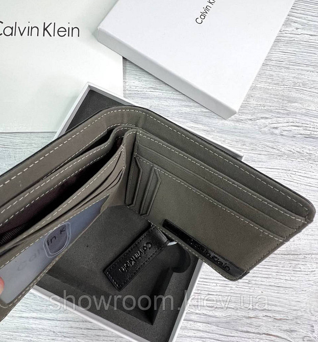 Мужское кожаное портмоне в подарочной упаковке (1393) Киев - изображение 5