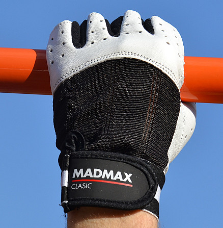Фітнес-рукавички Madmax MFG-248 Класичний білий XXL Кам'янське - фото 9