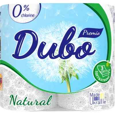 Туалетная бумага Диво Premio Natural 3 слоя 4 рулона (4820003833056) Винница