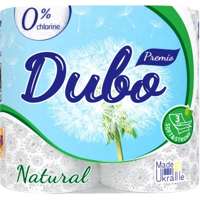 Туалетний папір Диво Premio Natural 3 шари 4 рулони (4820003833056) Вінниця - фото 1