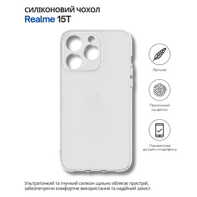 Чехол для мобильного телефона BeCover Silicone Realme 15T Transparent (714695) Винница - изображение 5